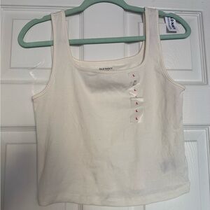 NWT Old Navy Cream Tank Top